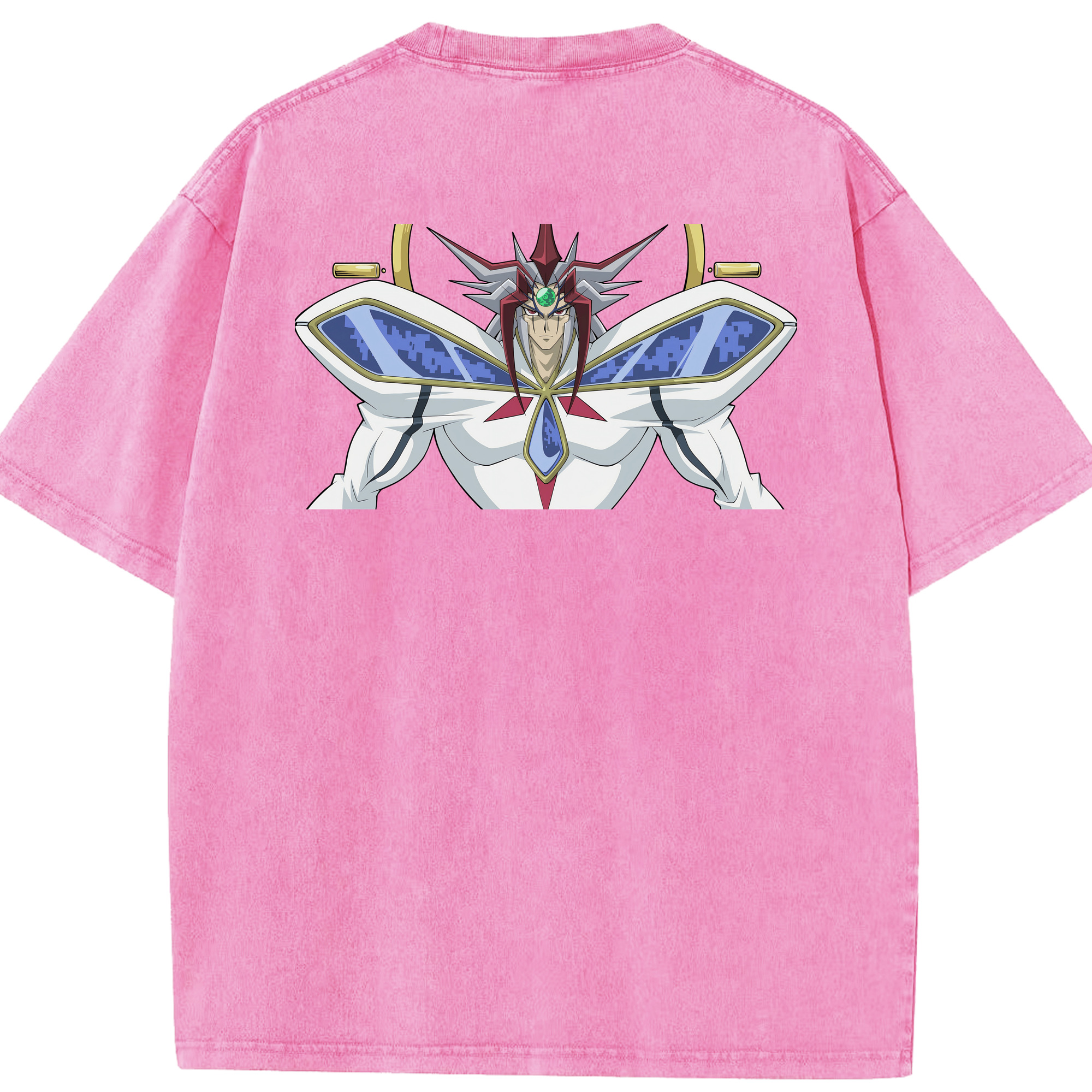 （画像用） 遊☆戯☆王 Yu-Gi-Oh! 綿100% ヴィンテージ風 半袖Tシャツ（背面プリント）